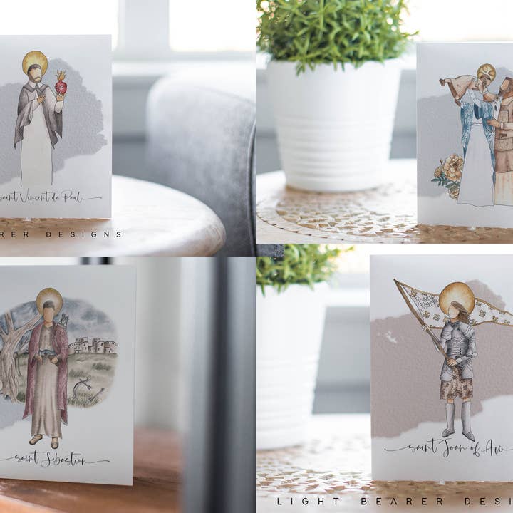 Light Bearer Designs - Wholesale Everyday Greeting Card - Catholic Saint Greeting Cards7