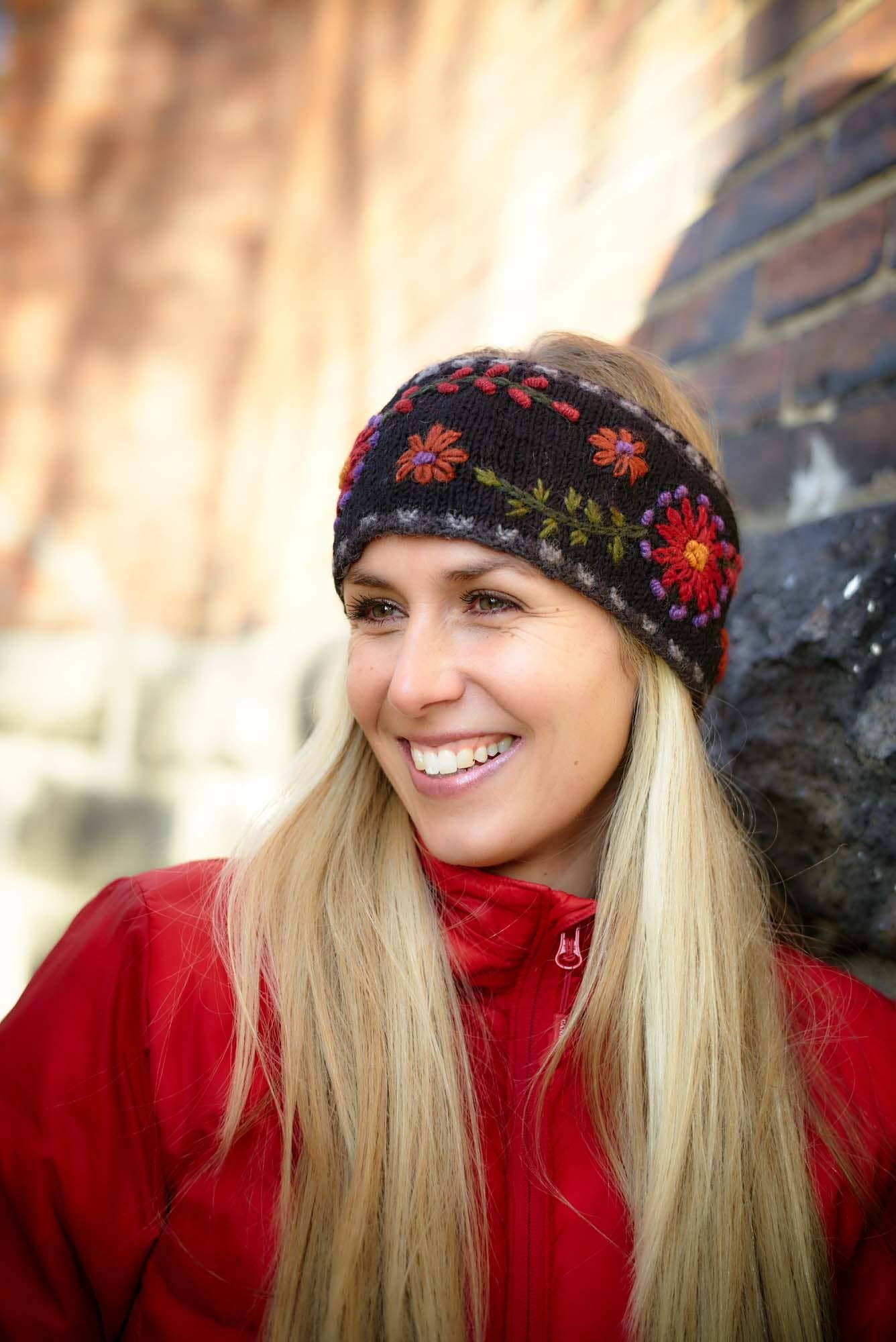 Lost Horizons Knitwear – Ships from USA - Wholesale Fashion Headband - Women's - Abigail Headband – Embroidered Wool Ear Warmer8