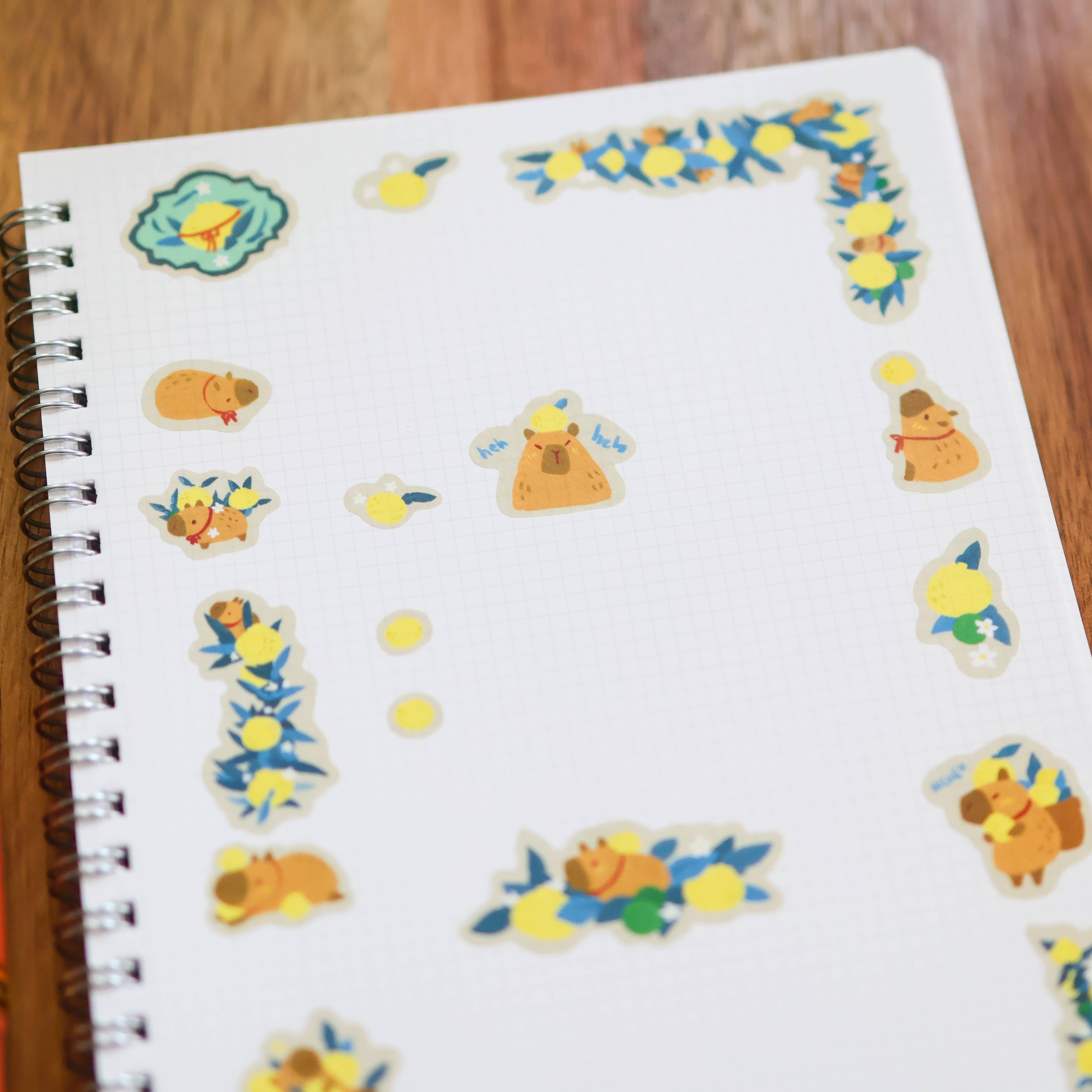 Thousand Skies – wholesale Sticker – Sticker Sheet (Washi) - Little Yuzu Thief 4