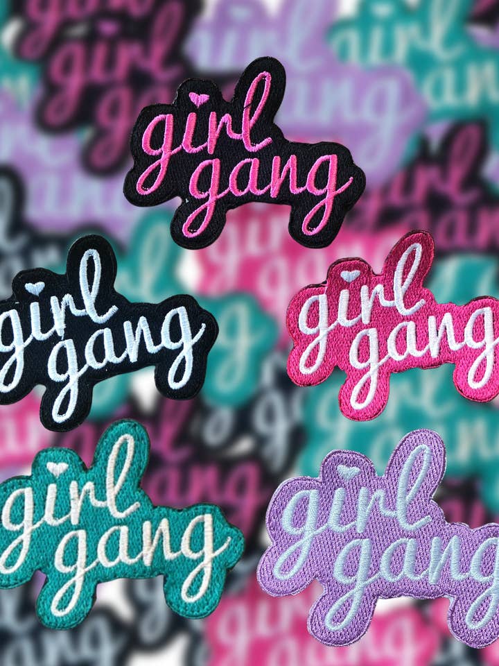 Girl Gang Patch for wholesale by Fit Stitch Gear