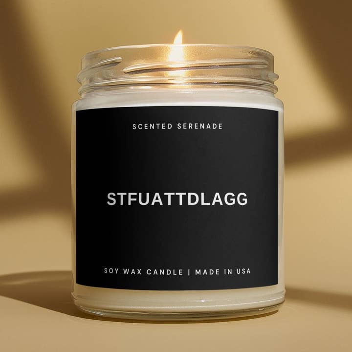 STFUATTDLAGG Smut Book Lover Candle, Romance Reader Gift for wholesale by Scented Serenade