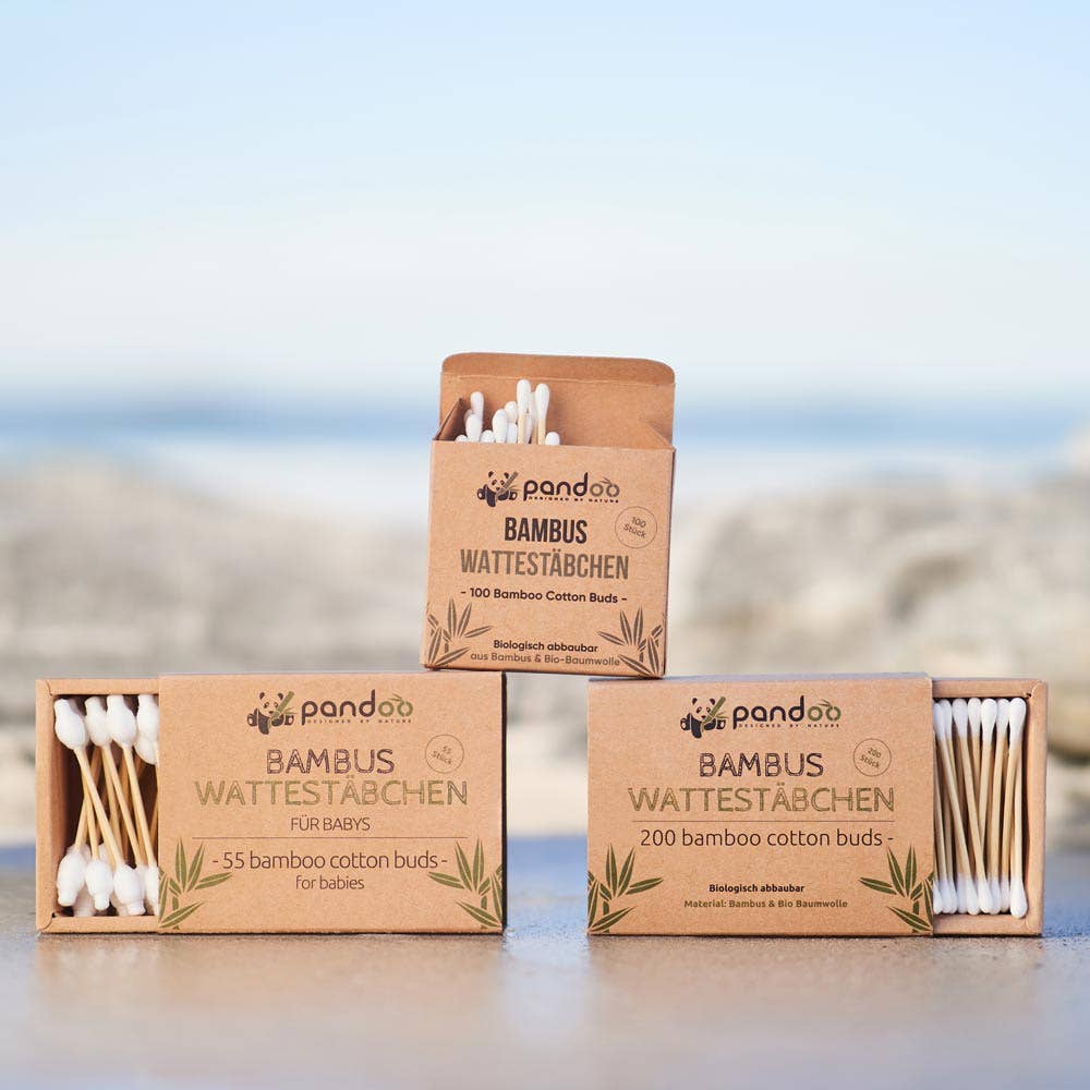 Pandoo - Wholesale Cotton Swab/Q-Tip - Bamboo cotton swabs with organic cotton | 200 pieces11