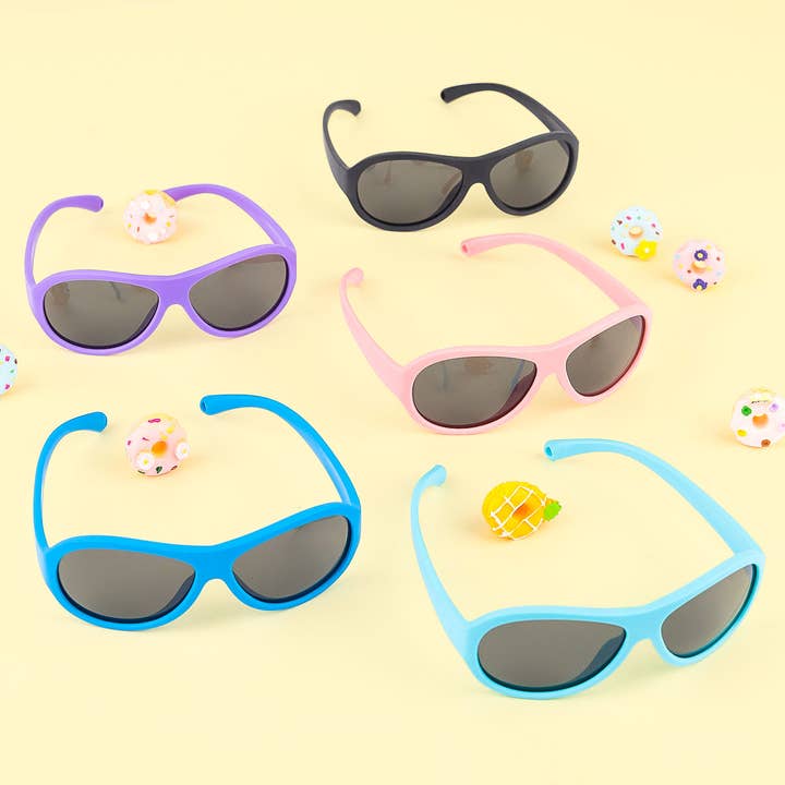 Little Sunnie - Wholesale Sunglasses - Kids - River-Aviator Polarized Baby Sunglasses (0-2 Years) UV Pro
