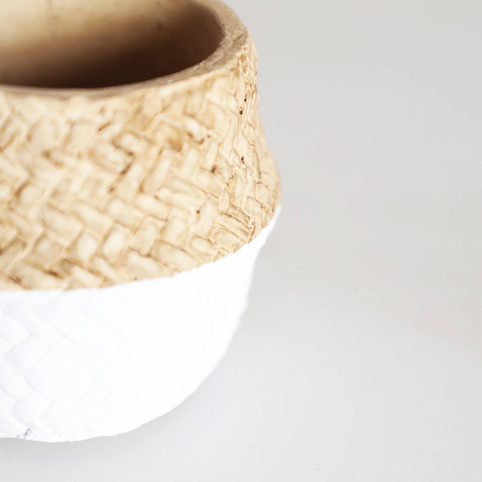 B&B – wholesale Kruka – Planteringskärl i cement, naturfärg, 10x9x8 cm1