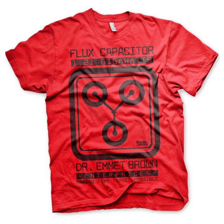 Hybris Production AB - Wholesale Screen Printed T-Shirt - Unisex - Flux Capacitor T-Shirt3