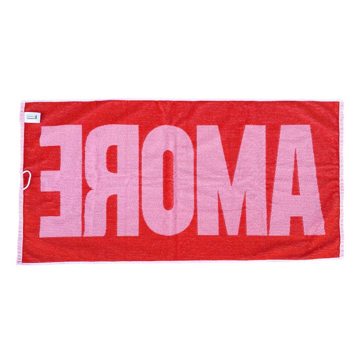 NAVUCKO - Wholesale Tea Towel - Towel AMORE, Pink/Red2