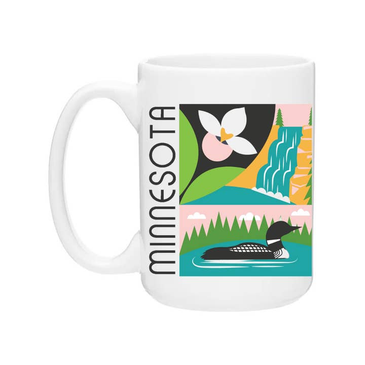 Ceramic Coffee Mugs | MN Square Scenes Wrap for wholesale by Creative Compass