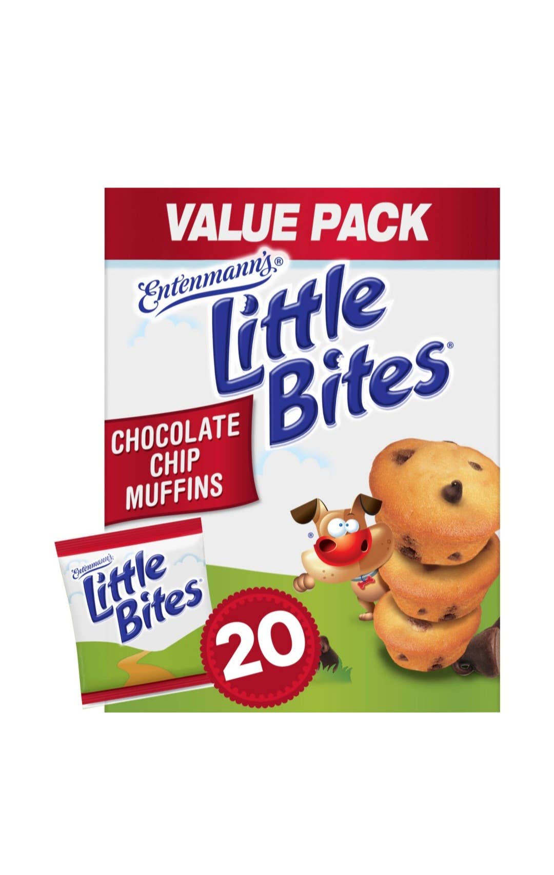 Majestic Wholesale - Wholesale Cupcake - Entenmann's Little Bites Chocolate Chip Muffins 20CT