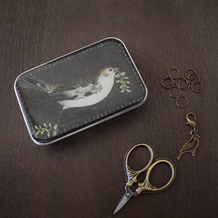 NNK Press - Wholesale Knitting/Crochet Supplies - "Birds Of A Feather..." Notion Tins (Set of 4)1