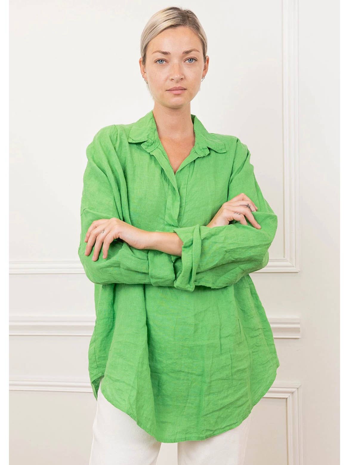 LINEN & COTTON HOUSE – Túnica - Mulher por atacado – CAMISA DE LINHO PARA MULHER 97188ROUPA PRIMAVERA VERÃO12