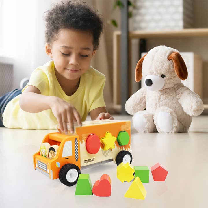 Leo & Friends - Wholesale Toy Car/Truck - Kids - Leo & Friends Shape Sorting Dump Truck10