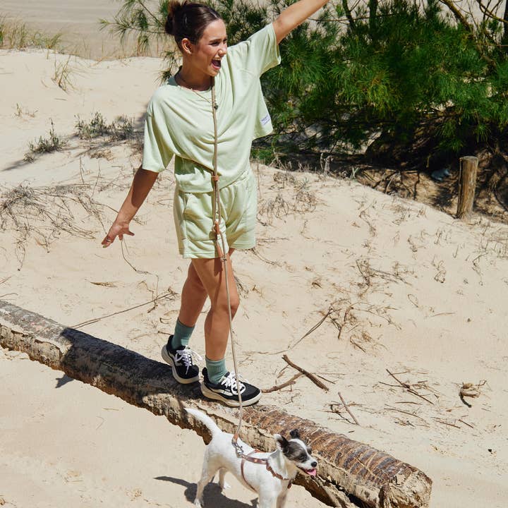 Toh - Wholesale Pet Leash - Dog - Hands-Free Leashes - Khaki4