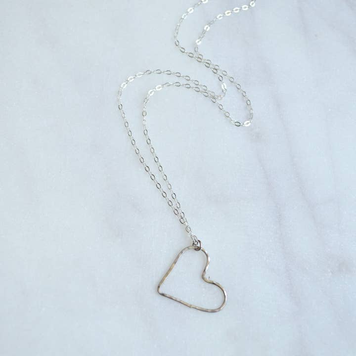 Salty But Sweet - Wholesale Pendant/Charm Necklace - Floating Heart Necklace7