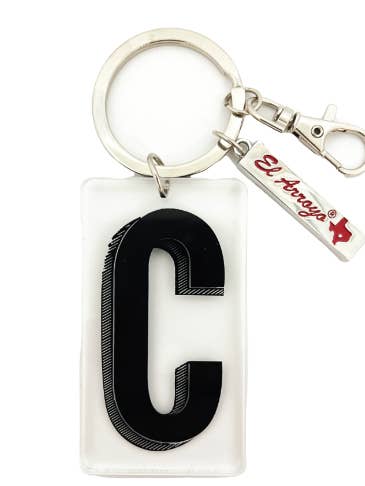 Porte-clés Marquee Letter, pré-emballage de recharge (20 lettres assorties) pour la vente par El Arroyo