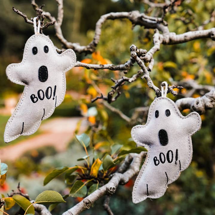 Ghost BOO PAUL Small Breed Eco Dog Toy for wholesale by Aurora Paws