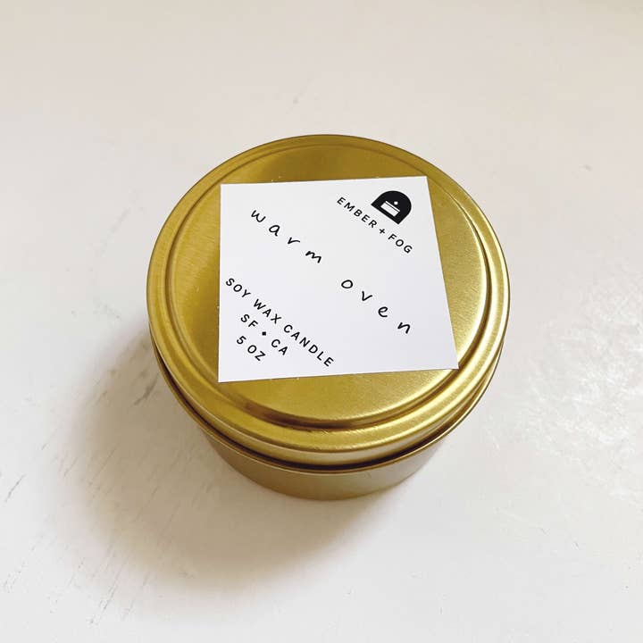 Ember + Fog - Wholesale Travel Candles - Warm Oven - 5 oz Soy Candle (Pack of 3)1