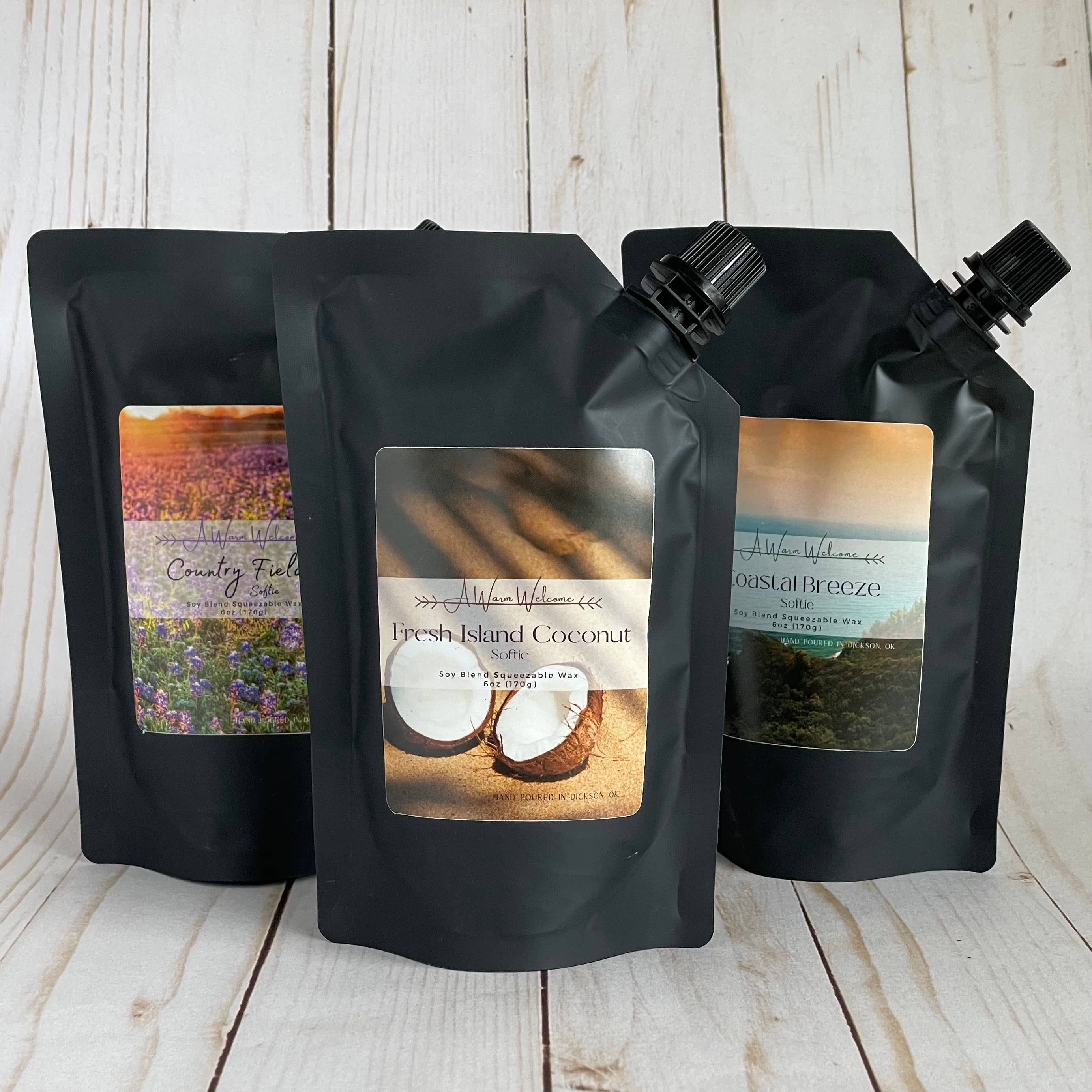 A Warm Welcome - Vente Fondants - Softie à la noix de coco Fresh Island | Squeeze Wax Melt5