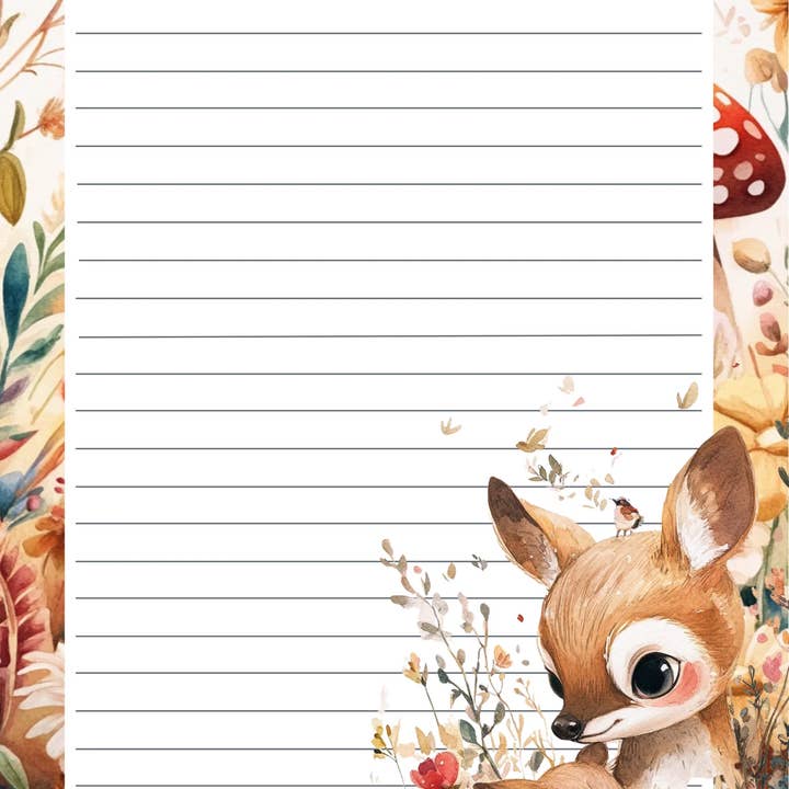 Fripperies - Wholesale Stationery/Notecard Set - A note from the Forest | Stationery Fripperies1