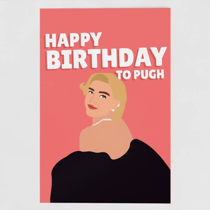 Happy Birthday to Pugh Florence Celebrity Movie Card for wholesale by The New Aesthetic