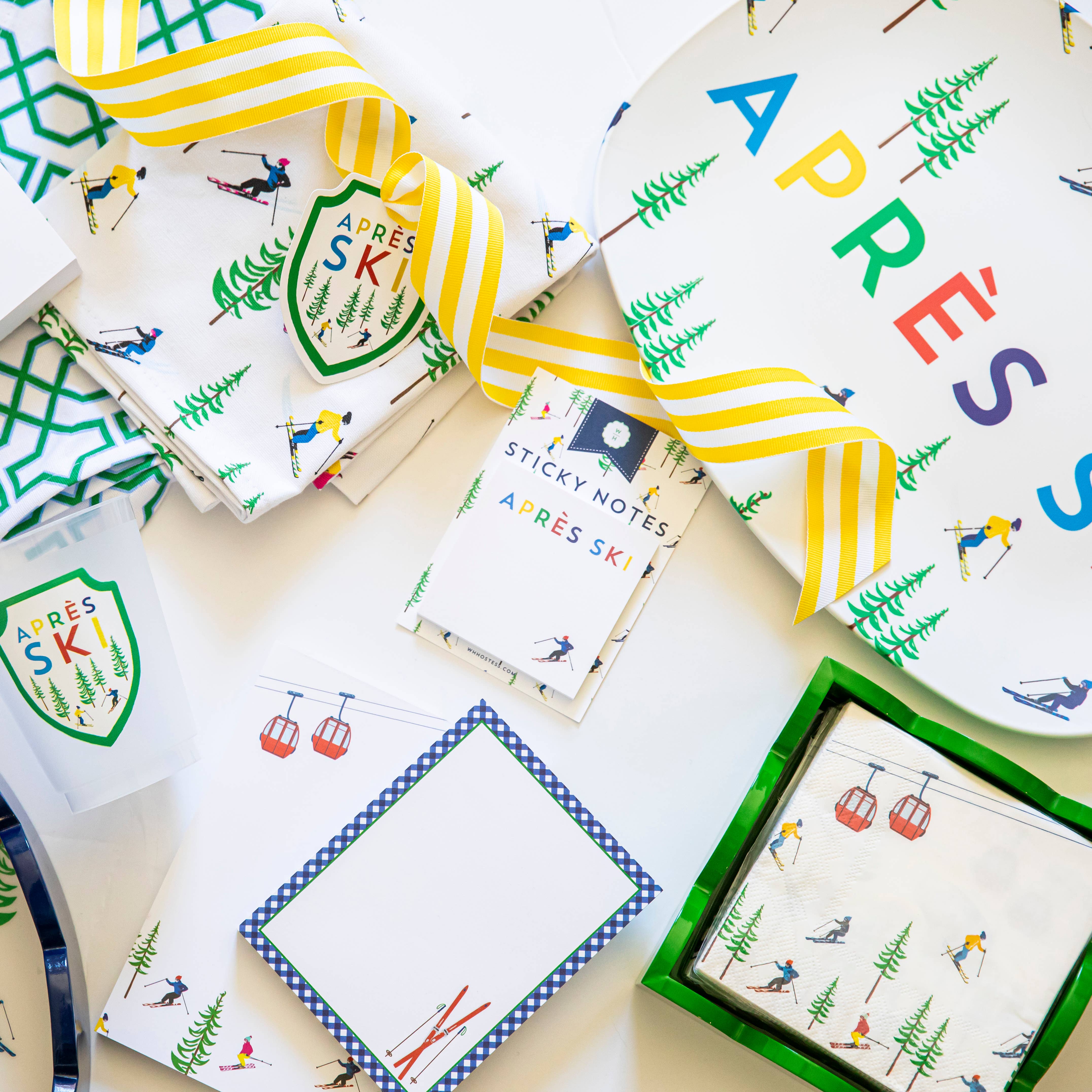 WH Hostess Social Stationery - Venta al por mayor Taza desechable - En stock Vasos irrompibles con parche Apres Ski2