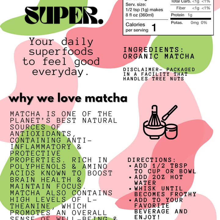 Good & Super - Wholesale Protein/Superfood Powder - Organic Japanese Matcha Powder | Latte Culinary Grade6