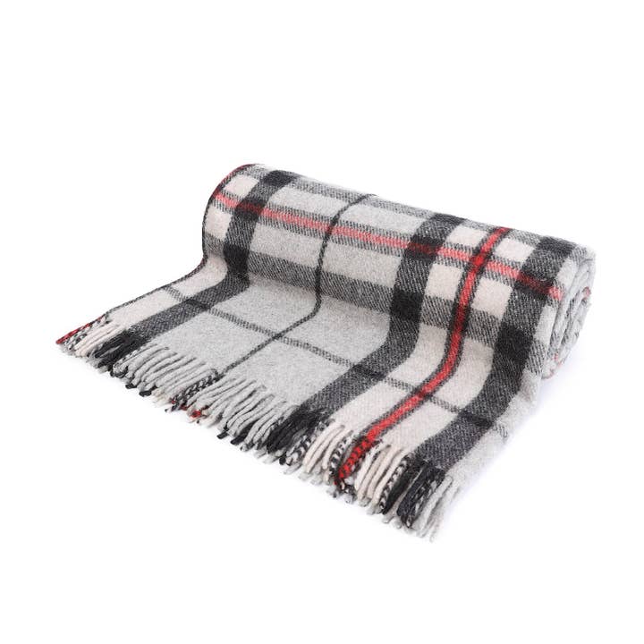 100% Wool Edinburgh Blankets – Thomson Grey for wholesale by British & Irish Imports