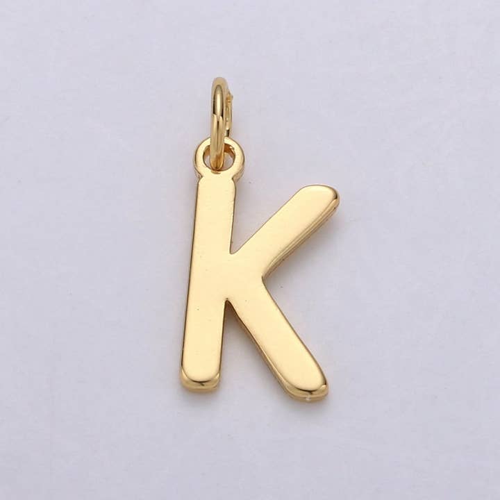 Aim Eternal - Wholesale Individual charm/pendant - 14k Gold Filled Personalized Initial Charm Initial Pendant, Letter Charm, Minimalist Alphabet Letter Charm, Monogram Charm Add On Charm A-113 to A-12510