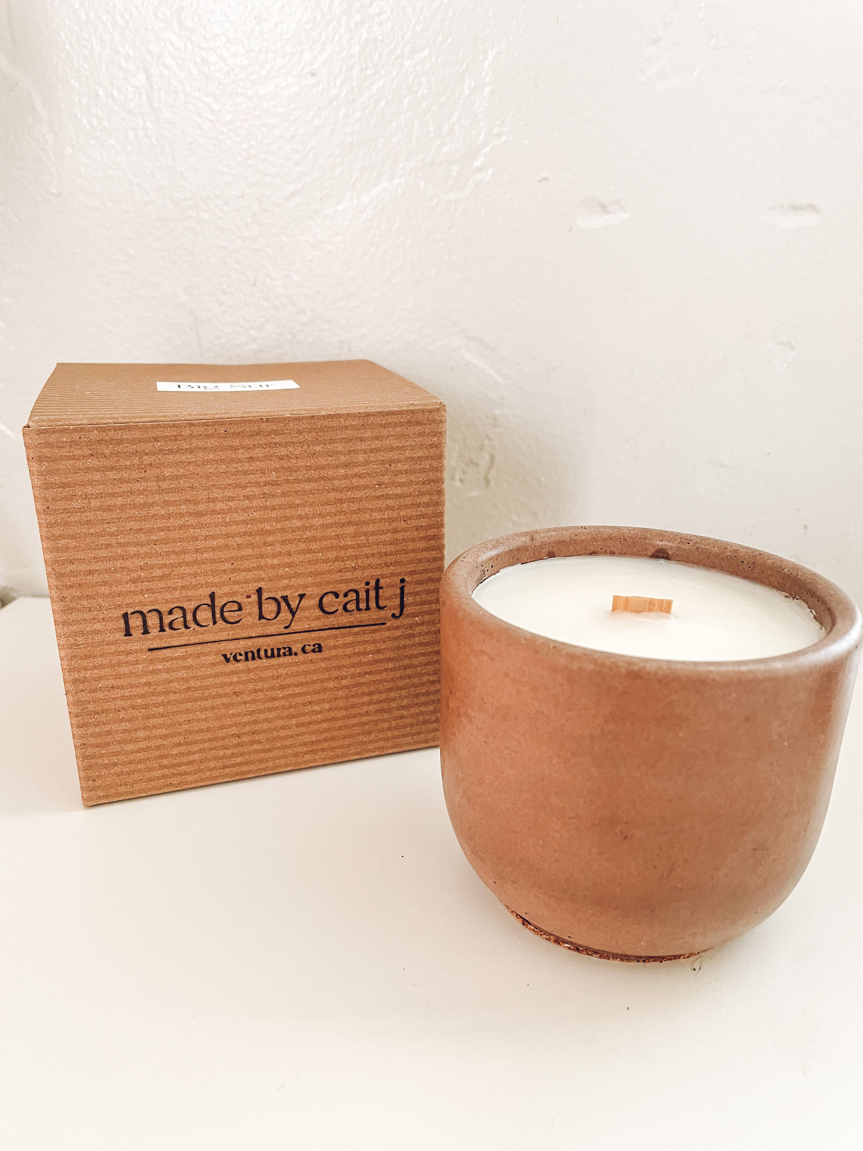 Made by Cait J - Wholesale Jar/Filled Candle - Big Sur Candle7