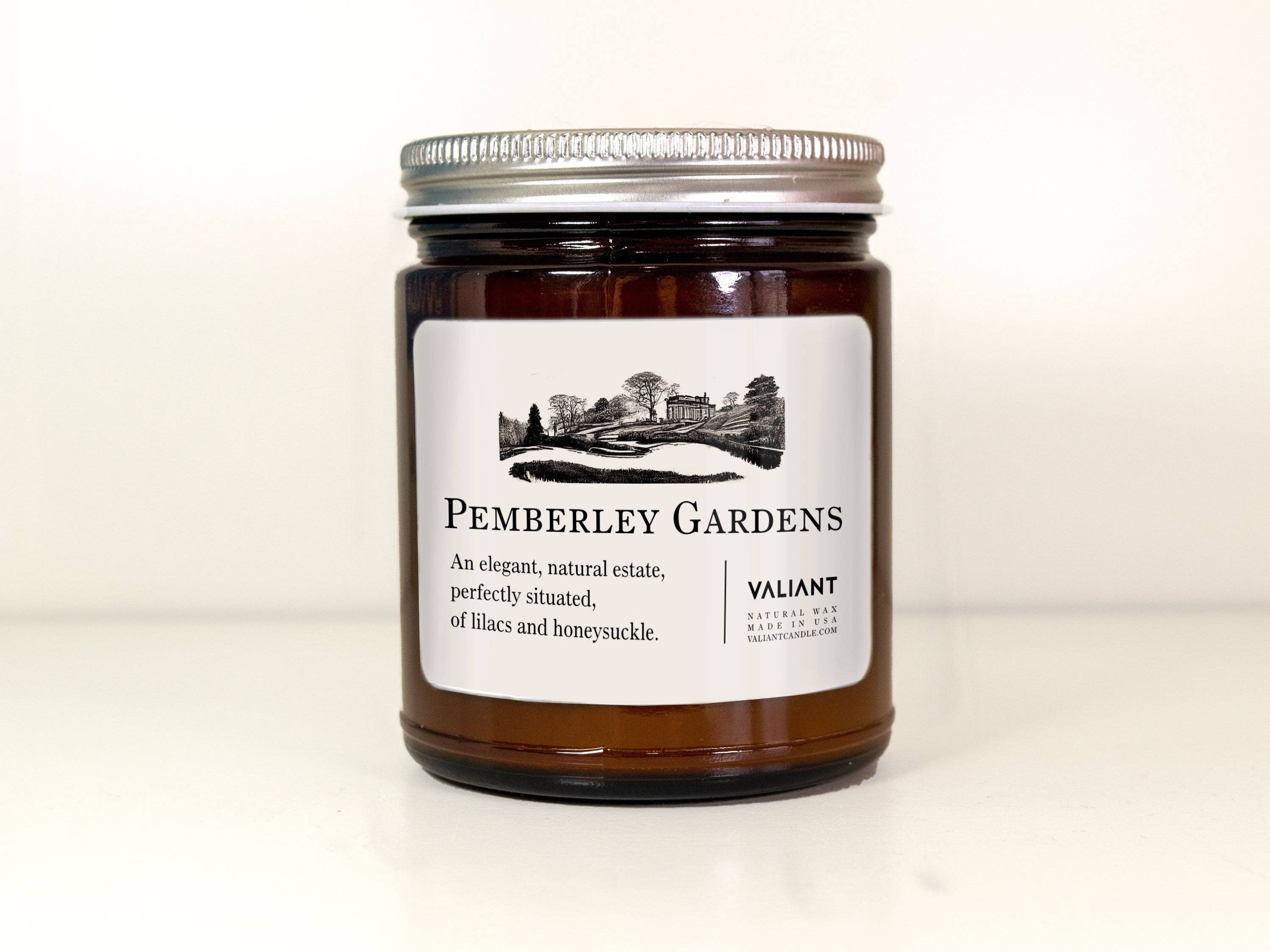 Valiant Candle - Wholesale Jar/Filled Candle - Pemberley Gardens1