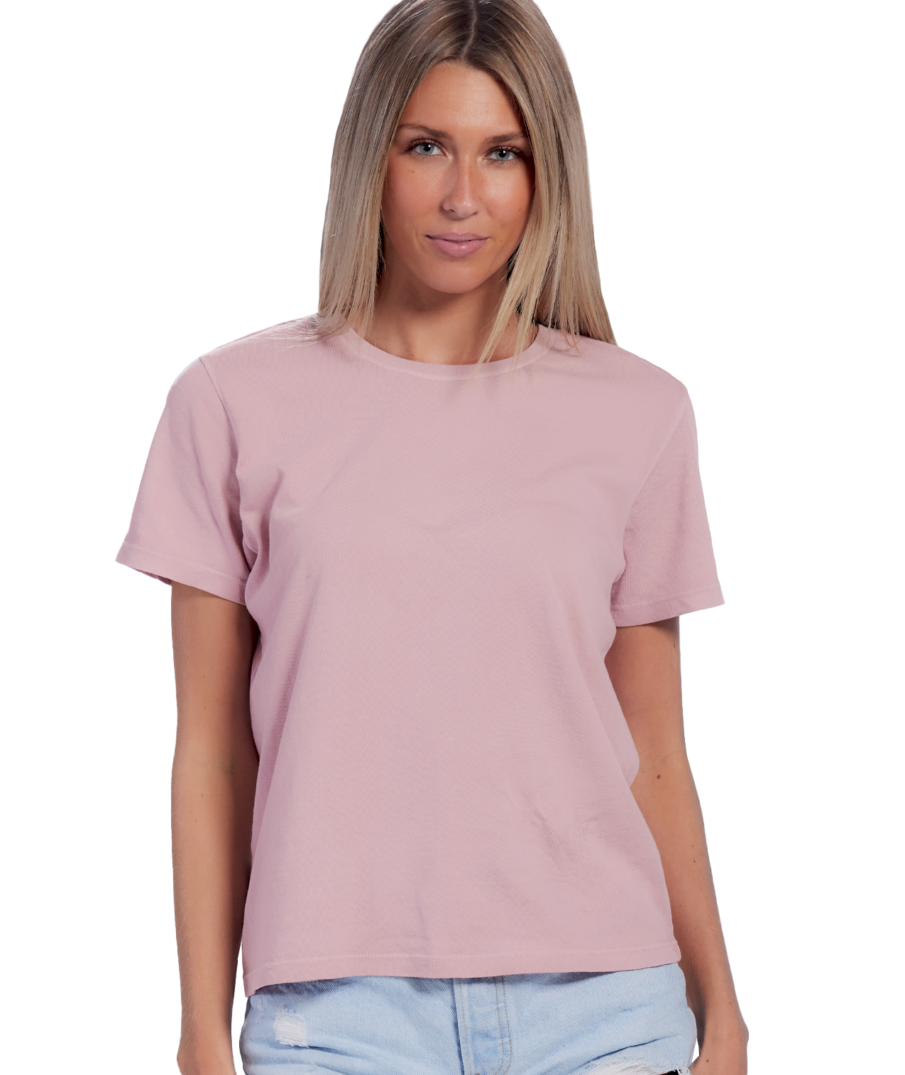 U.S. Apparel - Vente T-shirt – femme - T-shirt à col rond en jersey pour femmes24