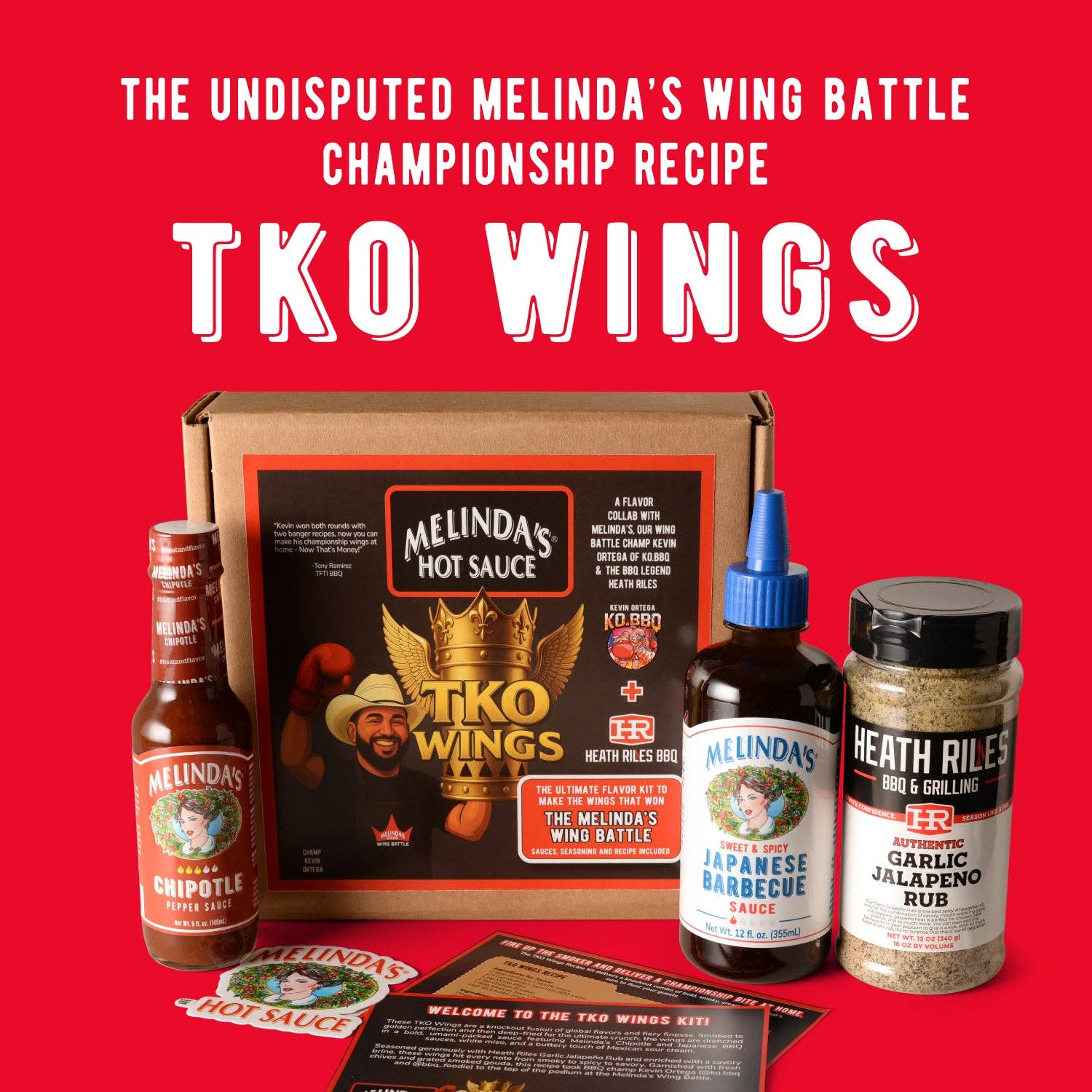 Melinda’s Foods, LLC - Wholesale Rub - Melinda's TKO Wings Recipe Kit8