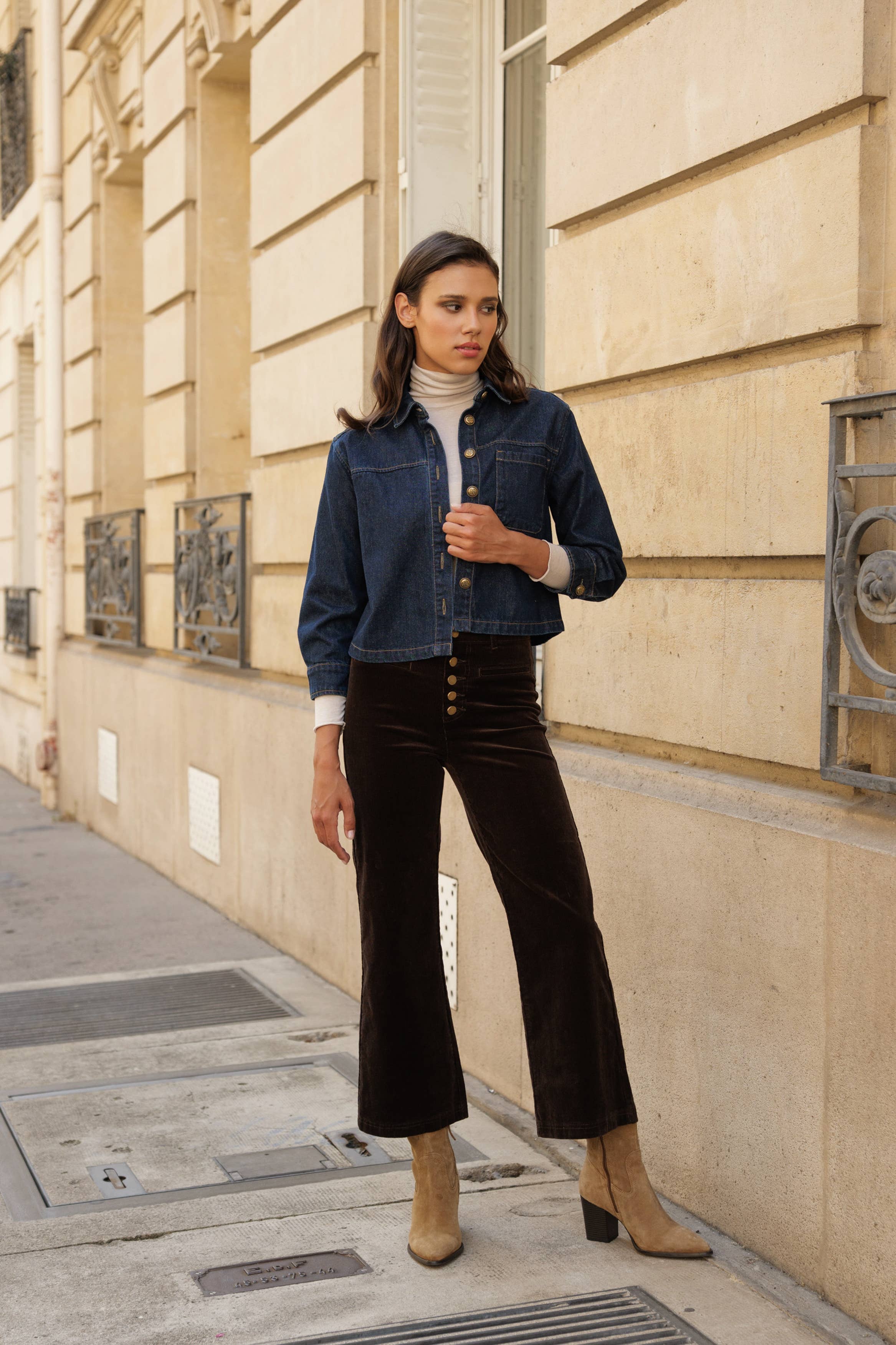 Oraije Paris – wholesale Pants – Women's – Valentina wide velvet pants39
