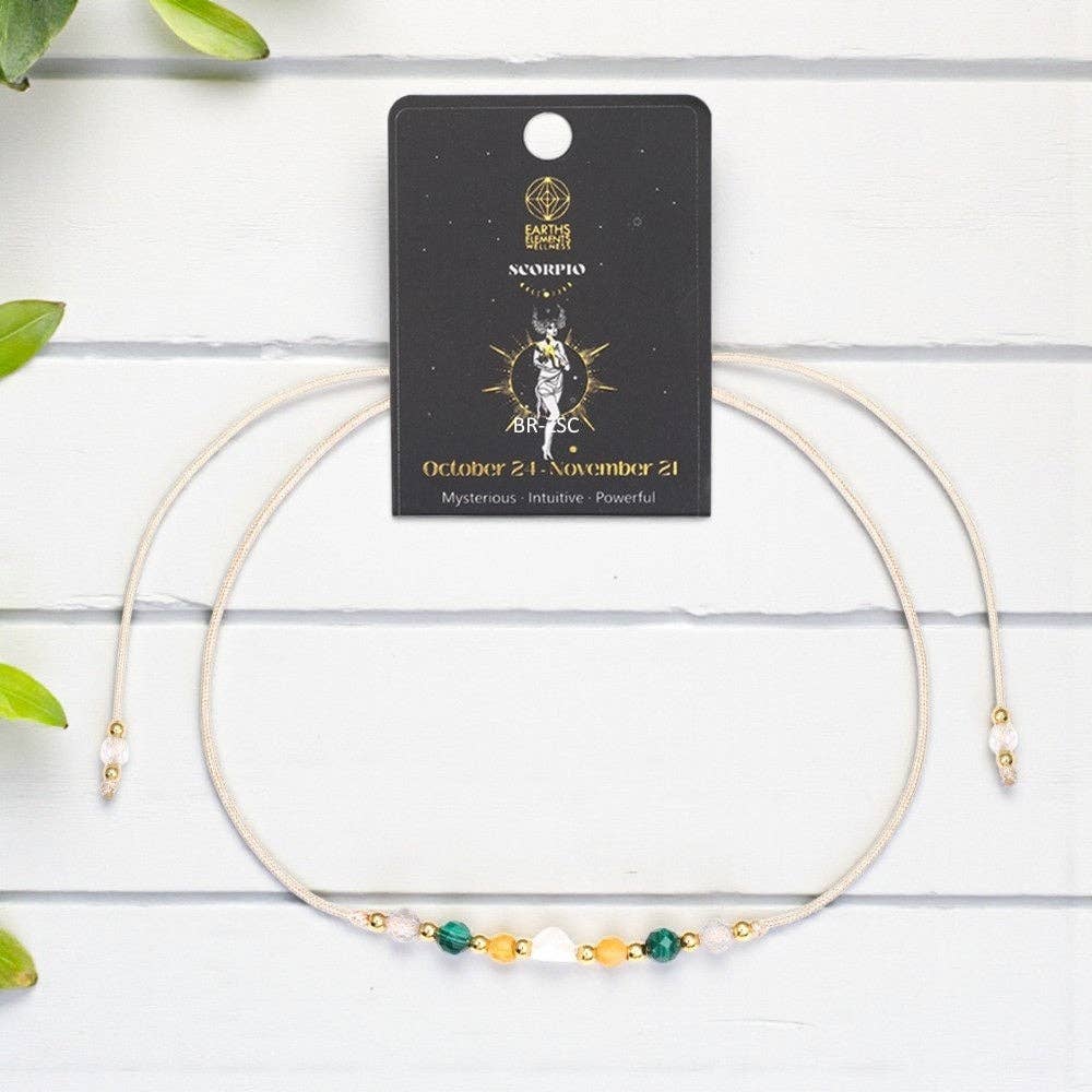 Earths Elements Wholesale - Wholesale Beaded Bracelet - Bracelet - Zodiac, Scorpio0