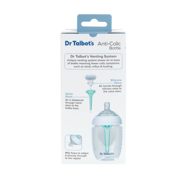 Dr. Talbot's - Wholesale Baby Bottle - Dr. Talbot's Anti-Colic Bottle 6 oz or 9 oz with White Screw5