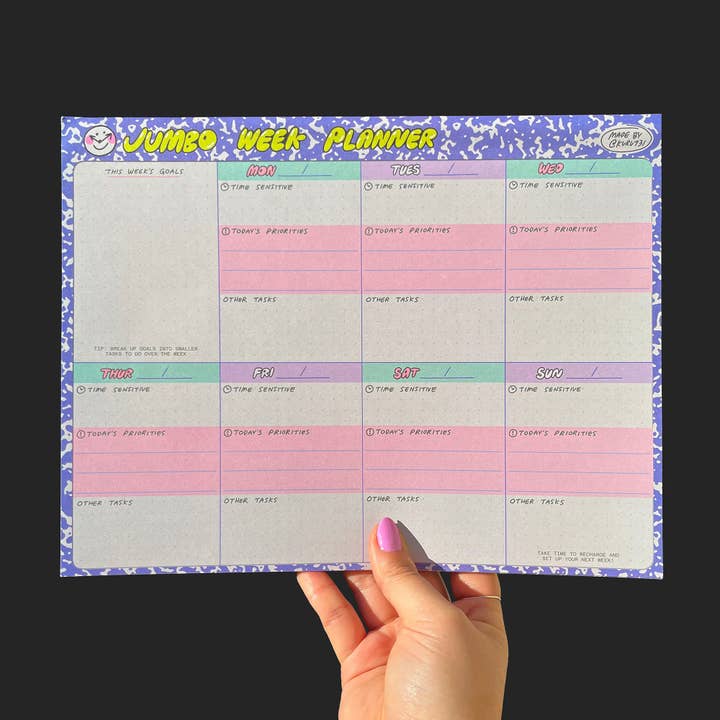 Jumbo Week Planner for wholesale by kuru731