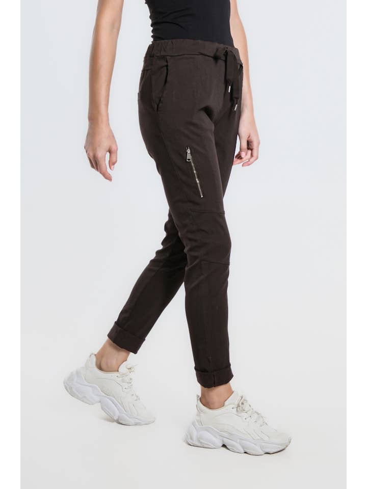 TINA Stephens Italy/Tees By Tina - Wholesale Pants - Women's - Danica Side Zipper Pant (PL155)45
