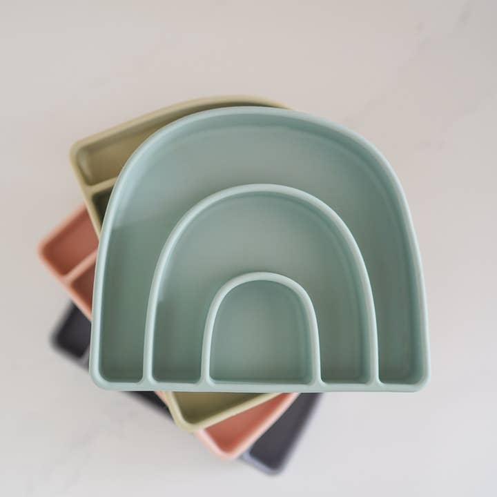 ava + oliver - Wholesale Dinner Plate - Kids & Baby - Rainbow Plate | Mint