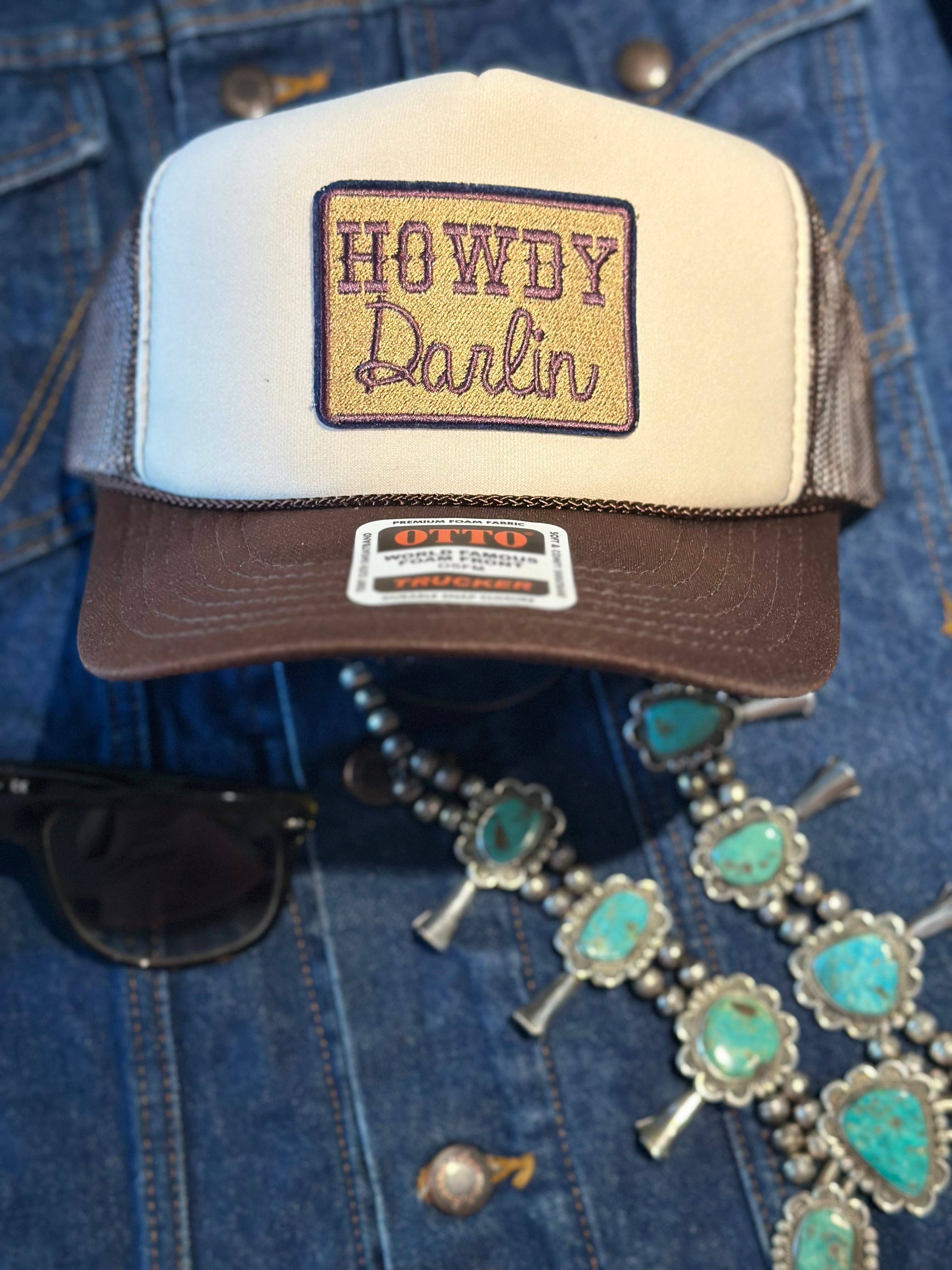 High Ho Silversmithing - Wholesale Trucker Hat - Women's - HOWDY DARLIN TRUCKER HAT1