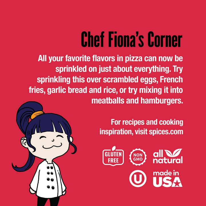 THE SPICE LAB - Wholesale Dried Spice Mix - Pizza Dust Seasoning - Case of 6 - 5.2 oz Shakers $3.25 ea.2