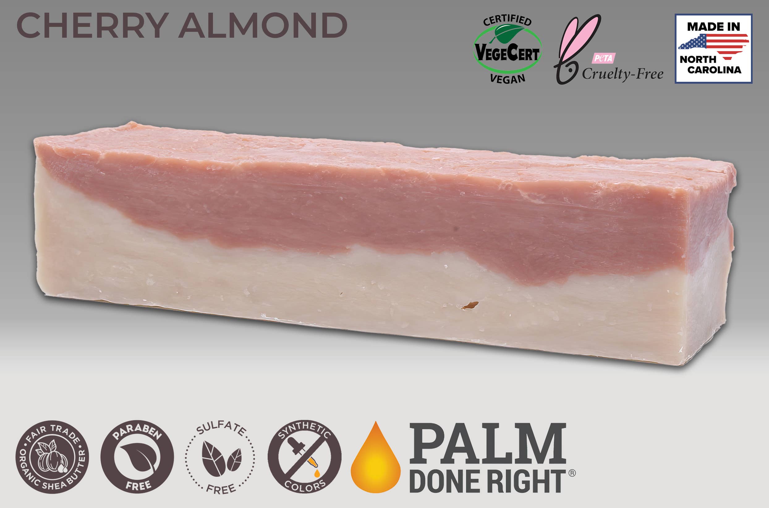 Adams Handmade Soap - Wholesale Bar Soap - Cherry Almond Soap1