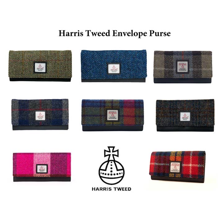 Bronte Moon – Großhandel Brieftasche – Damen – Harris Tweed Geldbörse für Damen - Scottish Heritage