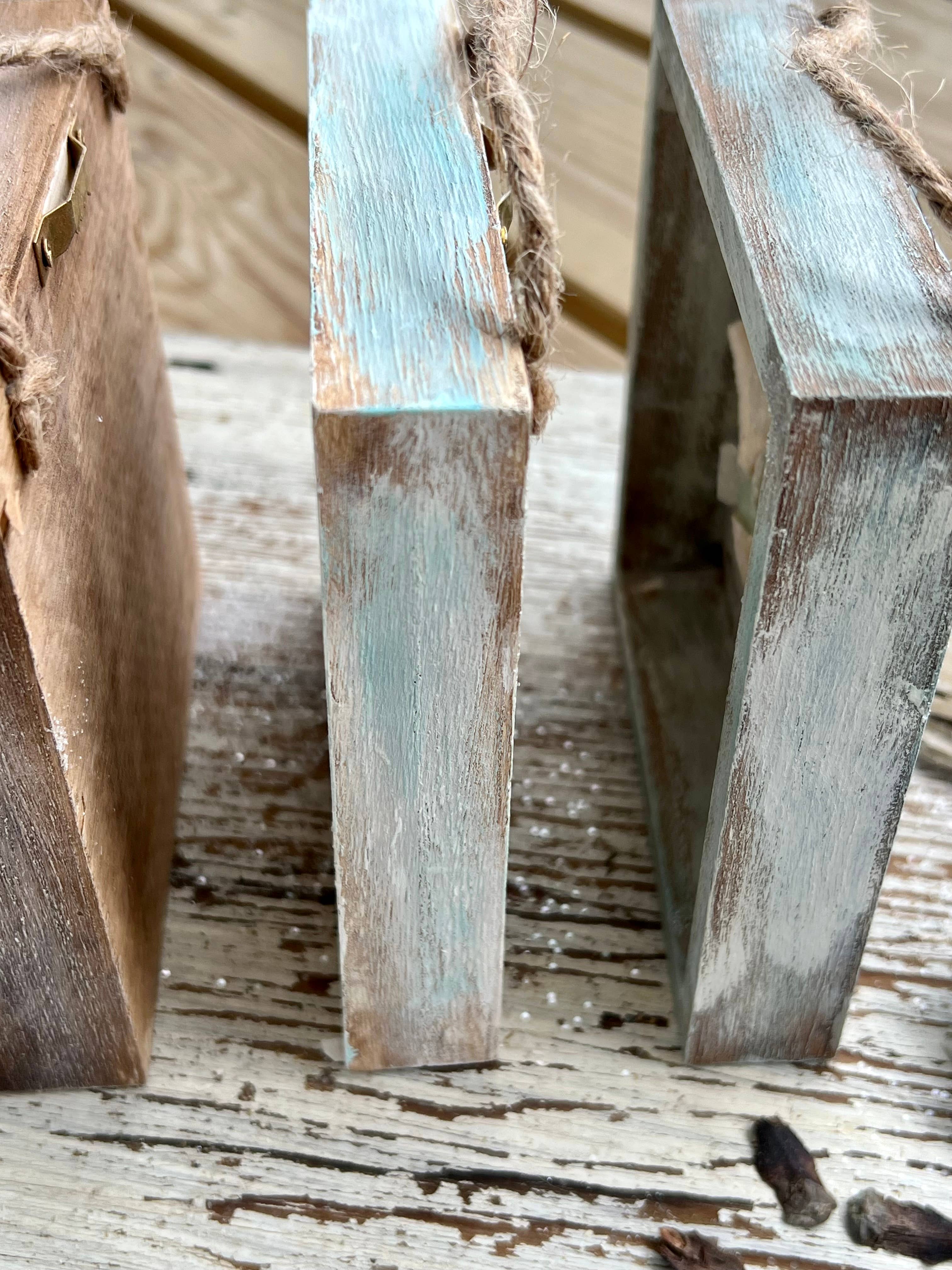 UnfiniSHEd - Wholesale Sign - Sea Shell Mosaic Heart Sign, Choose Saying,4