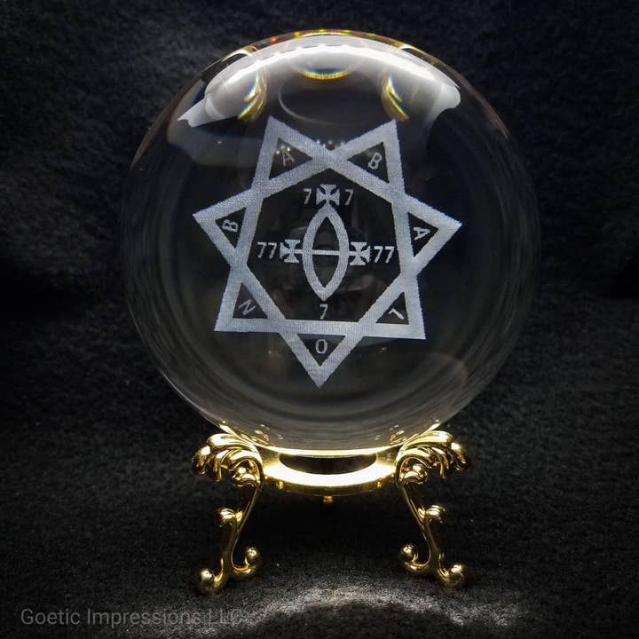 Boule de cristal Babalon pour la vente par Goetic Impressions