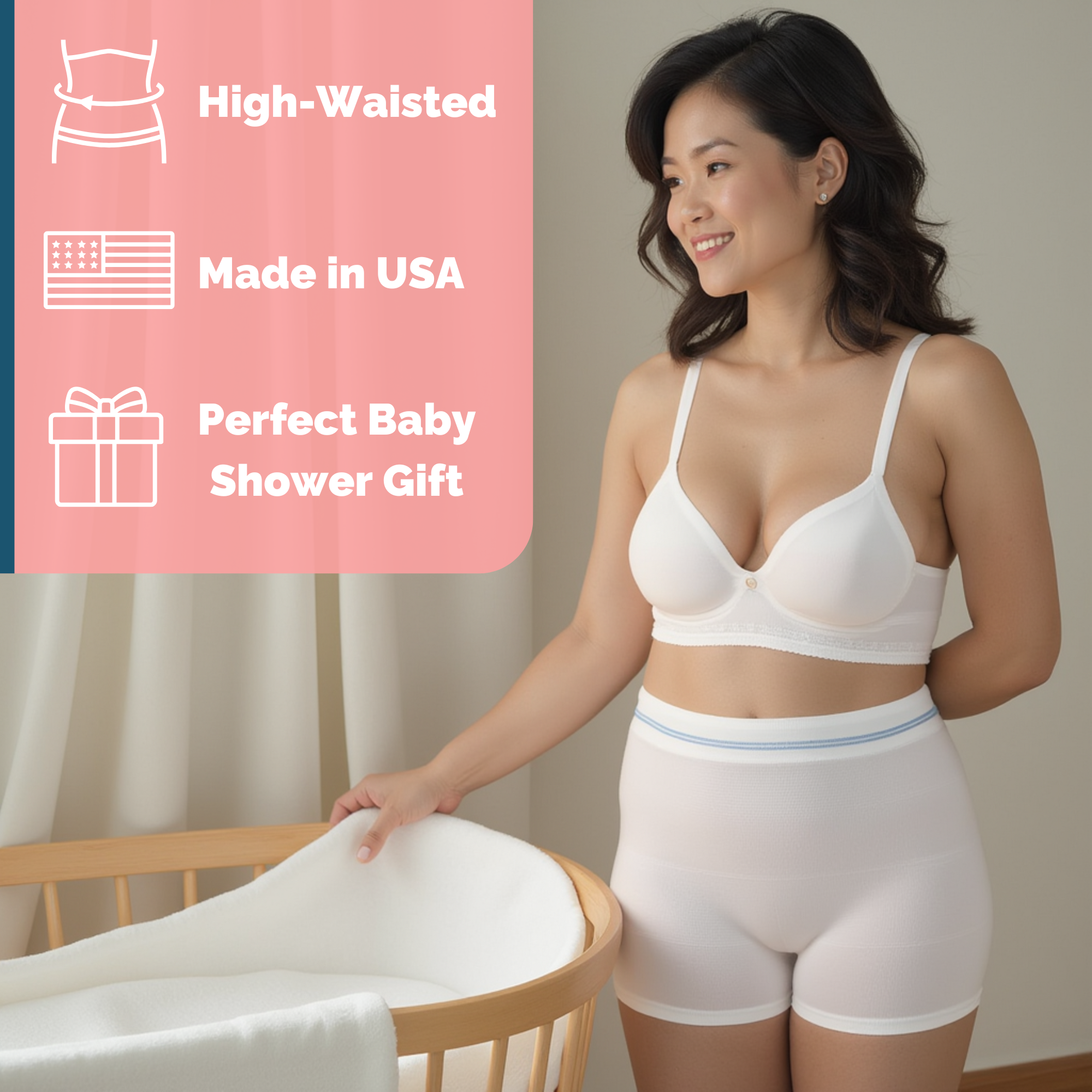 Popped - Wholesale Underwear - Maternity - Disposable Postpartum Underwear (5 pack)3