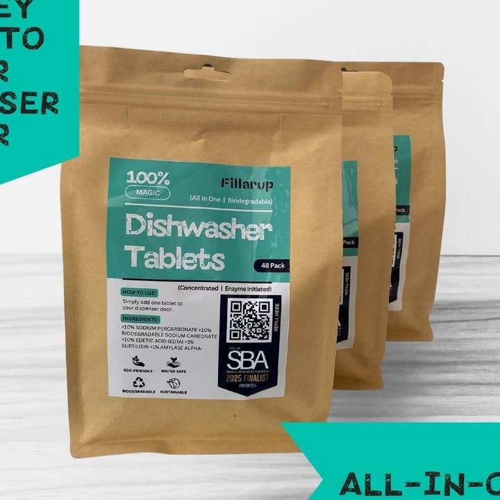 Biodegradable Dishwasher Tablets for wholesale by Fillarup