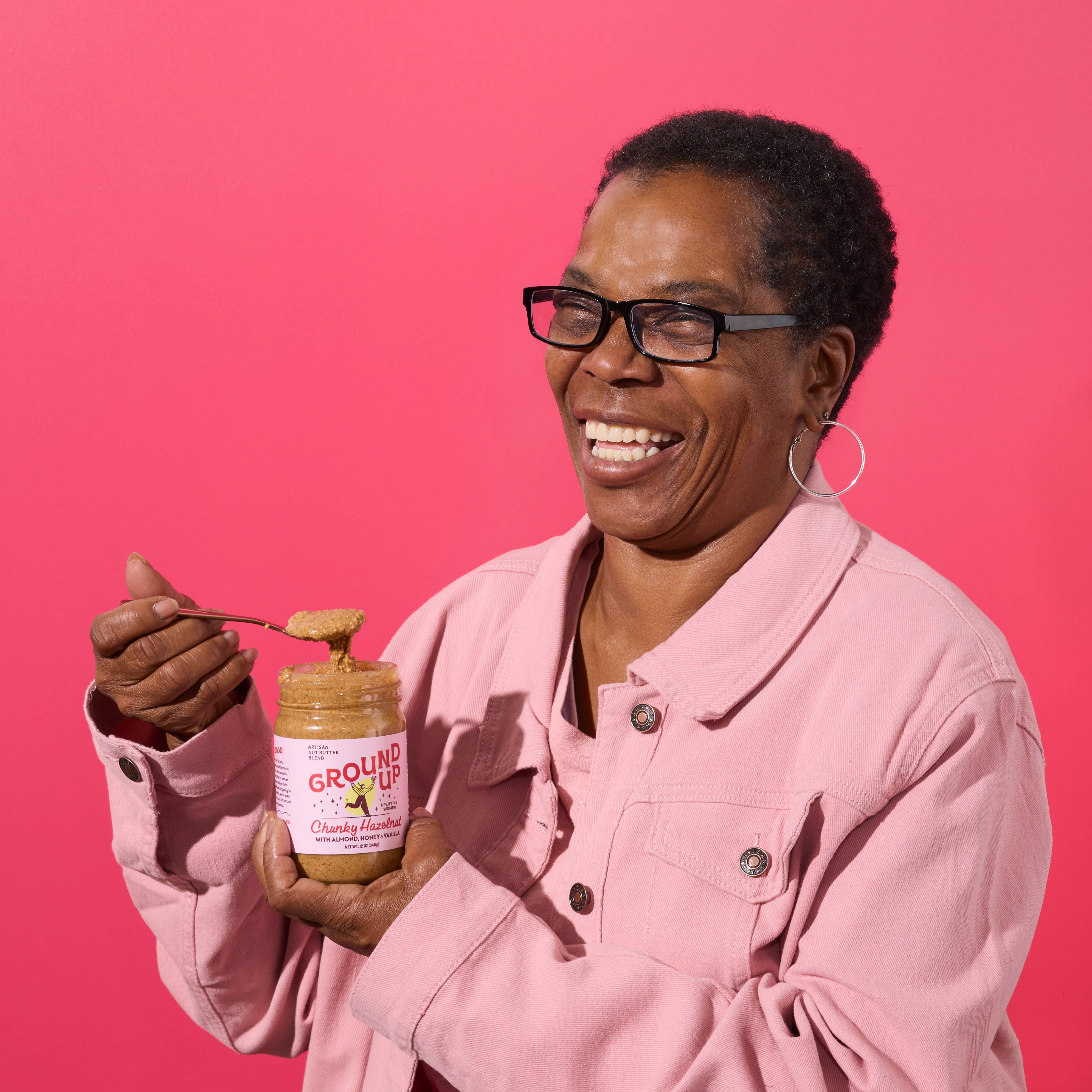 Ground Up - Wholesale Nut Butter - 12oz - Chunky Hazelnut