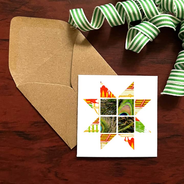 Minitarjeta Quilt Block (North Star) para venta al por mayor de Cozy Arts