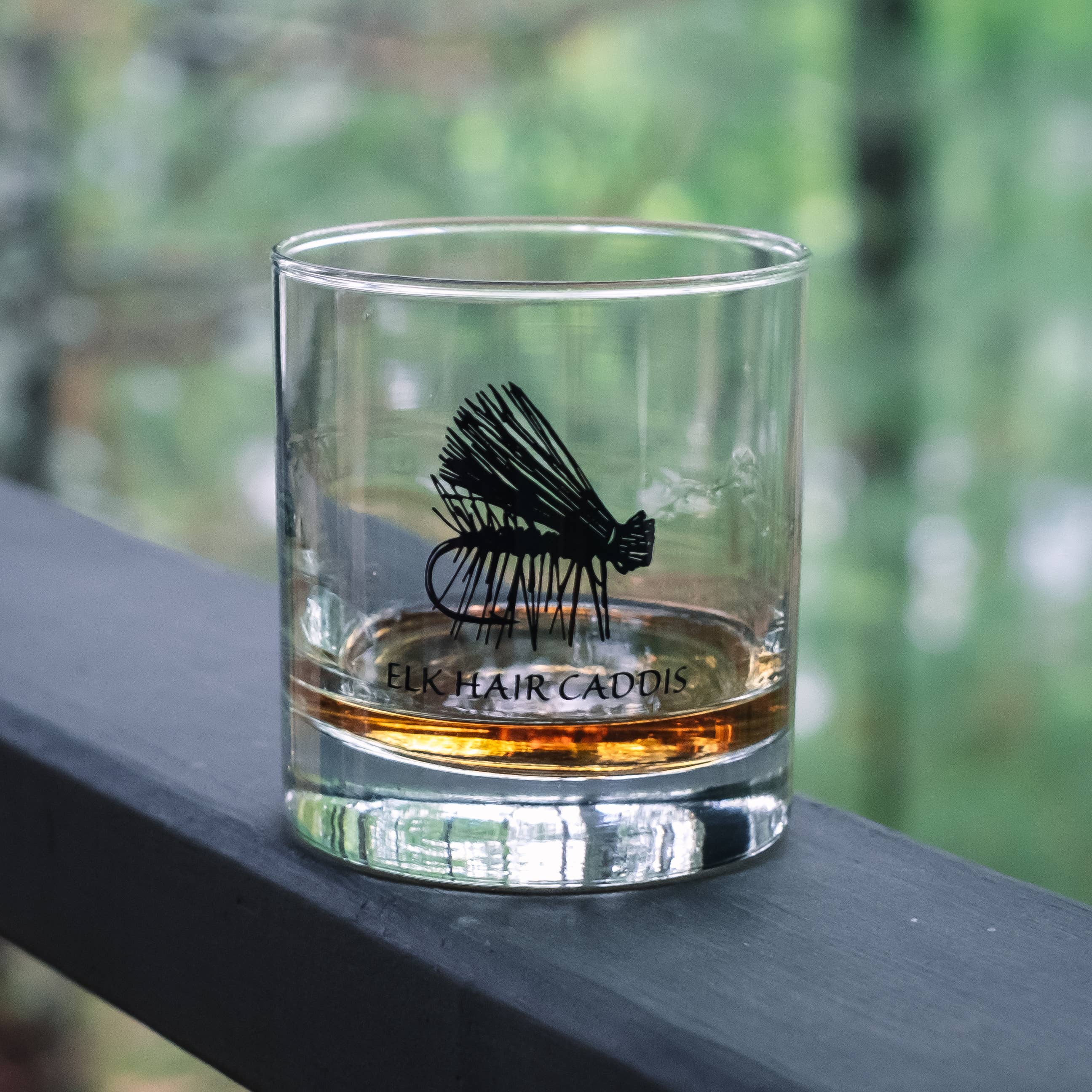 Vital Industries - Wholesale Cocktail/Liquor Glass - Fly Fishing Rocks Glass3
