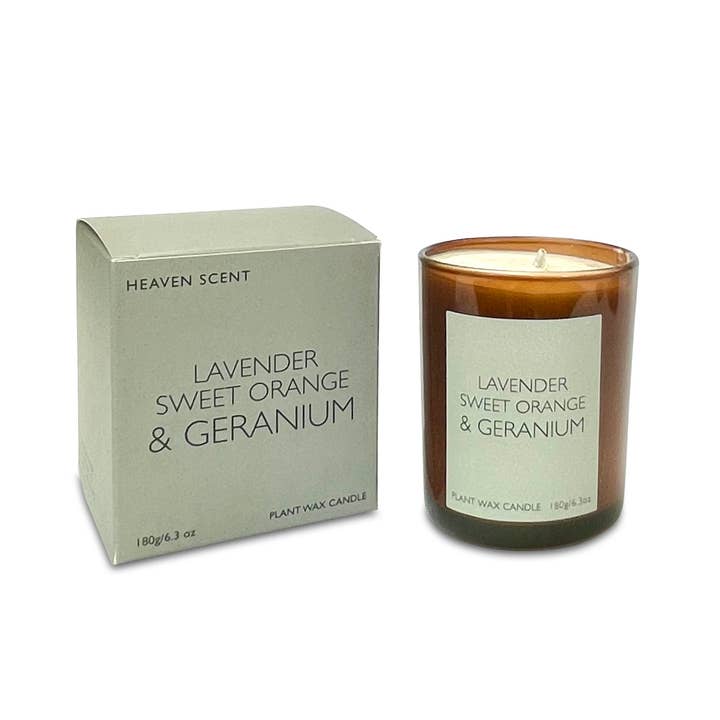 Heaven Scent Incense Ltd - Wholesale Jar/Filled Candle - Heritage Range - 20cl Scented Amber Aromapot Candle2