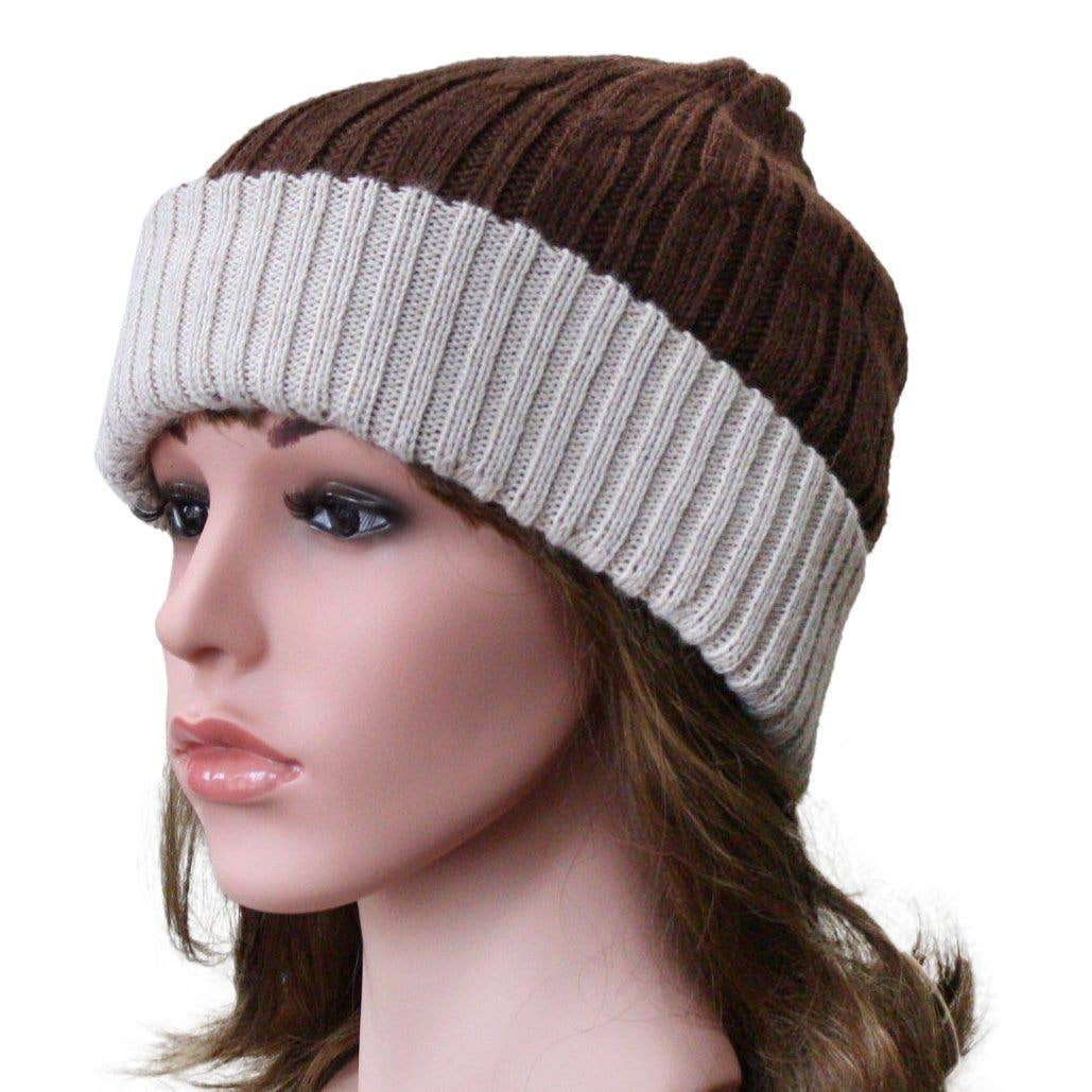Choice Alpaca Products – wholesale Beanie – Women's – Reversible Cabled 100% Alpaca Knit Hat6
